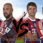 Jugadores de Bayern Múnich se enfrentaron en un Reto: Pizzaro, Reina vs Lahm, Muller