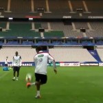 El increíble control de balón de Raphael Varane en entrenamiento de Francia