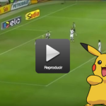 Ronaldinho hizo magia con el pecho ante el equipo de Pikachu (VIDEO)
