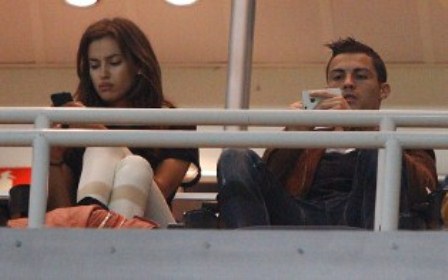 Cristiano Ronaldo e Irina Shayk distantes en el Trofeo Santiago Bernabeu