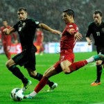 Amargo empate en el partido número 100 de Cristiano Ronaldo con Portugal