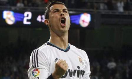 Cristiano Ronaldo celebrando gol ante el Deportivo