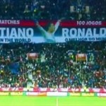 Homenaje a Cristiano Ronaldo en el estadio de Oporto por su centésimo debut