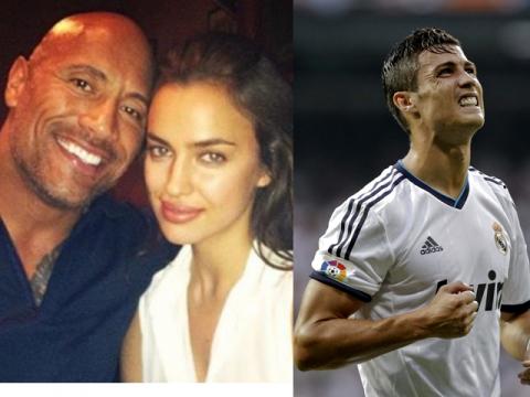 Irina Shayk y The Rock vs Cr7