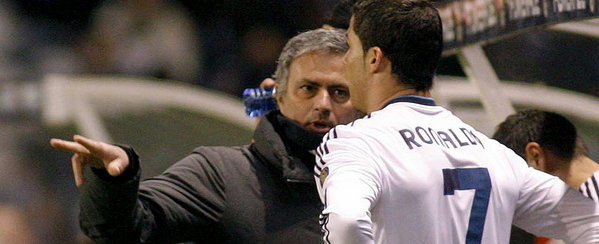 Mourinho y Cristiano Ronaldo