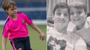 Agustín Messi Sobrino de Lionel Messi en el Barcelona