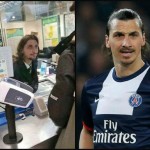 A Ibrahimovic le sale un clon en el metro de Londres